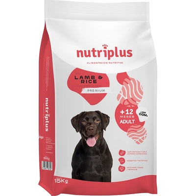 Nutriplus Adult Dog s jehněčím 15 kg
