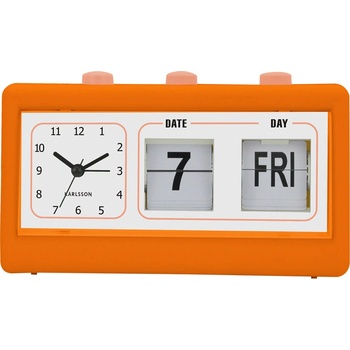 Karlsson Будилник Data Flip оранжев (KA5941OR)