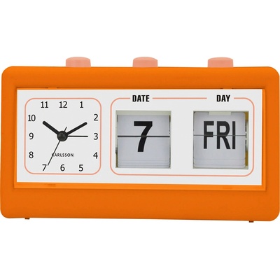 Karlsson Будилник Data Flip оранжев (KA5941OR)