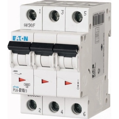 Eaton 3P D 10A 6kA AC PL6-D10/3 286611