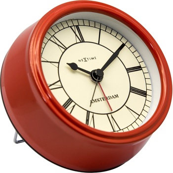 NeXtime Будилник Amsterdam smaлл червен (5199ro)