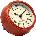 NeXtime Будилник Amsterdam smaлл червен (5199ro)