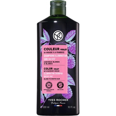 YVES ROCHER Šampón neutralizujúci žlté tóny s malinovým octom 300 ml