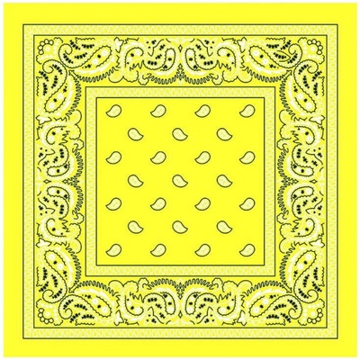 Šátek Woodrow Bandana žlutá světlá – Zboží Dáma