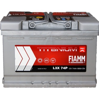 Fiamm Titanium PRO 12V 74Ah 680A L3X 74P