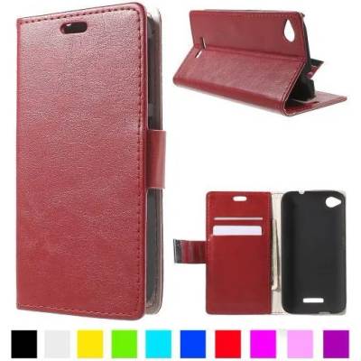 HTC Desire 320 Magnetic Кожен Калъф и Скрийн Протектор