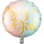 Party Deco Фолиев Балон "Boy or Girl? '', 35см (FB83)