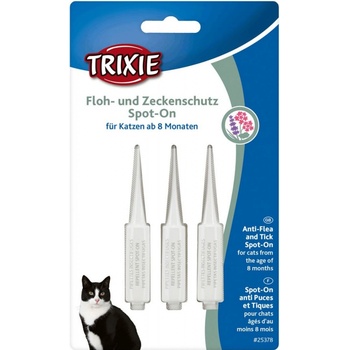 Trixie Spot-On Flea & Tick Pipety pre mačky 3 x 1 ml