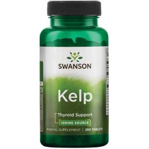 Swanson Kelp, 225 mcg, 250 таблетки, Swanson (SW1745)