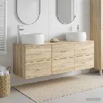 vidaXL Комплект мебели за баня 3 бр. Дъб сонома 49, 5 x 44, 5 x 66 см (3405917)