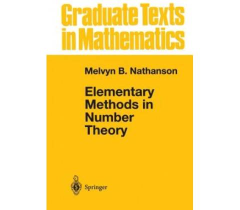 Elementary Methods in Number Theory, 1