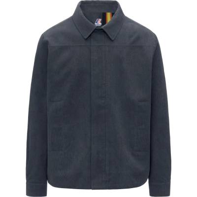 K-Way Мъжко ежедневно яке K-Way Shary Corduroy Casual jacket - Blue / Tartan Combo - размер XL (003-3463-0114)