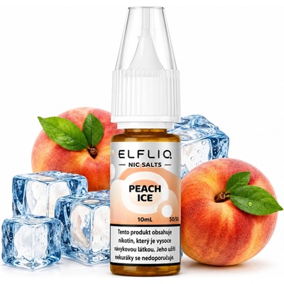 Elf Bar Elfliq Salt Peach Ice 10 ml 20 mg