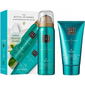 Rituals The Ritual of Karma Подаръчен комплект - Пяна за вана и Хидратиращ крем за тяло, 50 + 70 ml Лосион за тяло