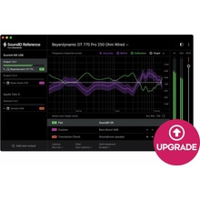 Sonarworks Upgrade: SoundID for Headphones to SoundID Studio (Digitálny produkt)