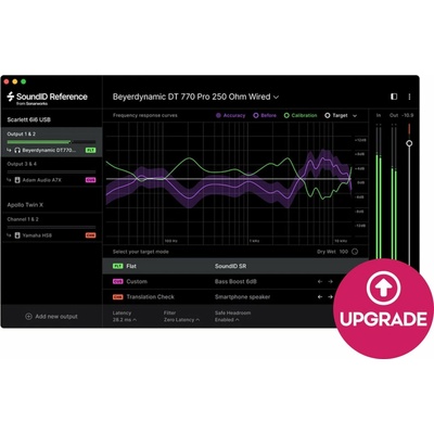 Sonarworks Upgrade: SoundID for Headphones to SoundID Studio (Digitálny produkt)