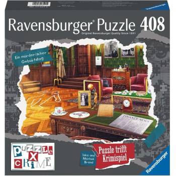 Ravensburger Пъзел-загадка Ravensburger от 408 части - Убийствен рожден ден (17521)