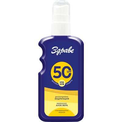 Здраве Sun Слънцезащитна емулсия, SPF50, 200 ml