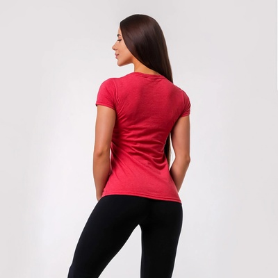 GymBeam Dámské tričko Basic Vintage Red