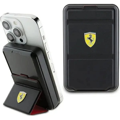 Ferrari Преносима батерия Ferrari Metal Logo, MagSafe, 15W, 10000mAh, черна (3666339170349)