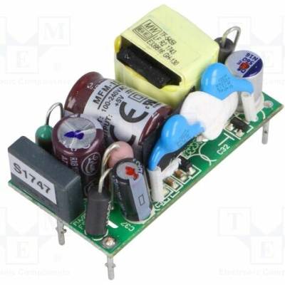 MEAN WELL MFM-10-5 Měnič: AC/DC; 10W; Uvst: 80÷264VAC; 5VDC; Ivýst: 2A; OUT: 1; 81%; PCB