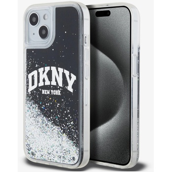 DKNY Заден капак с лого на арка с течен блясък за iPhone 14 Black DKNY DKNY | Cheren | ЖЕНИ | UNI