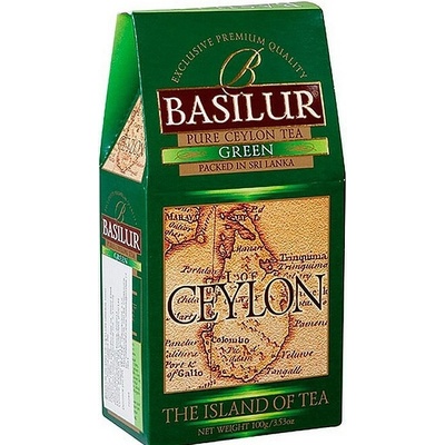 Basilur Island of Tea Ceylon Green papier 100 g