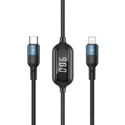 Remax RC-193i USB-C PD / Apple Lightning 1m černý