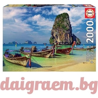 Educa Пъзел educa 18007 - 2000 части - Краби, Тайланд (edu18007)