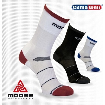 Moose Race sportovní cyklo ponožky černá