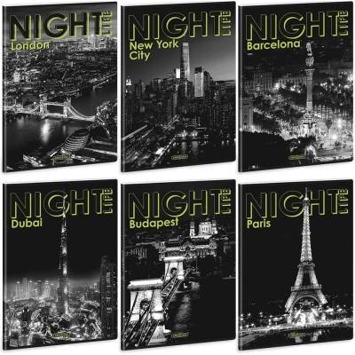 Ars Una Zošit s linkami A4 Extra so sponou Night Life