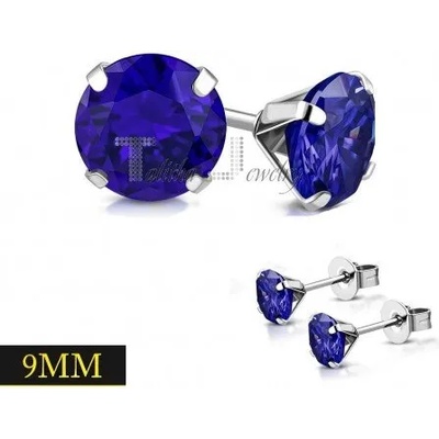 Talitha Обеци " Синьо-лилав кристал