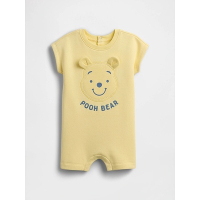 Baby overal Gap & Medvídek Pú VintageSoft Žltá
