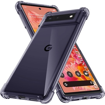 Techsuit Shockproof Clear Silicone Google Pixel 6 kouřově černý KF2351520