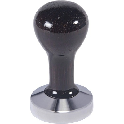 Buna Café Tamper wenge, lak, nerez mat, konvexní 58 mm