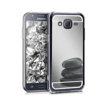 Image 1 of kwmobile Огледален калъф за Samsung Galaxy J5 - сребрист