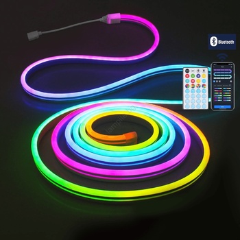 Aigostar - LED RGBICW Външен коледен гирлянд 150xLED/10W/230V 5m IP44 + дистанционно управление (AI2061)