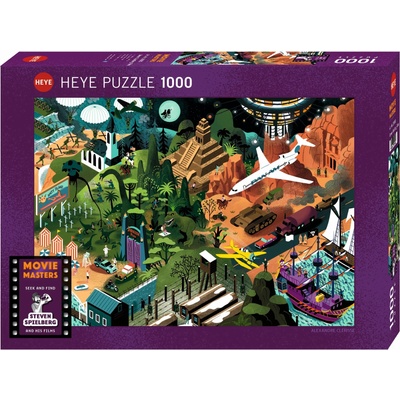 Heye Пъзел Heye от 1000 части - Филмите на Стивън Спилбърг, Алесандри Клариси (29883)