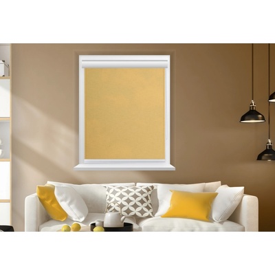 Rolux Vnitřní zastiňující látková roleta Color hit Citronová žlutá BERLIN 0710 60 x 140 cm