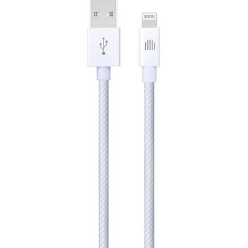 Dviced Cable USB-A to Lightning Nylon Textile 1, 25m - White (DV120003)