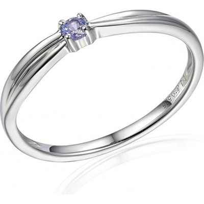 Gems Zásnubní prsten Reba II bílé zlato s tanzanitem 1 4043.1B00.0.53.617