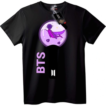 NOONEBRAND Тениска BTS лилава русалка - 7XL, White