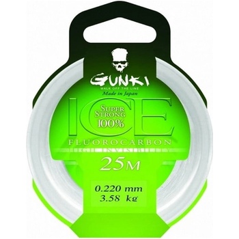 Gunki Fluorocarbone Ice 25 m 0,29 mm