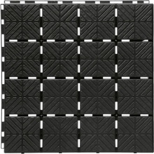 Prosperplast Easy Square 40 x 40 cm čierna 9 ks