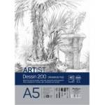 Drasca Пад за рисуване Dessin 200 А5 200г 40л бял