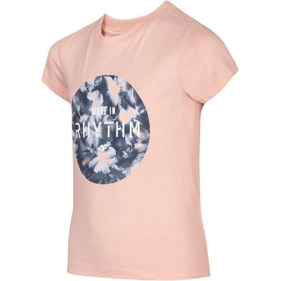 4F HJL22-JTSD006 detské tričko pale coral