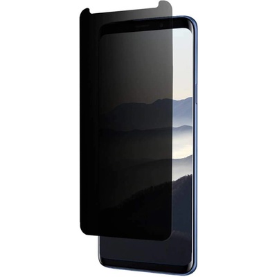 Eiger Privacy 3D Tempered Glass - калено стъклено защитно покритие с извити ръбове и определен ъгъл на виждане за целия дисплея на Samsung Galaxy S9