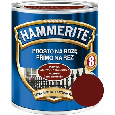 Hammerite Priamo na hrdzu hladký 0,7 l červeno-hnedá