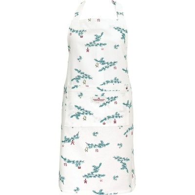 GREEN GATE Zástěra Juana White bílá