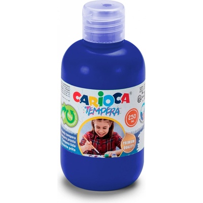 Carioca temperové barvy 250 ml modrá